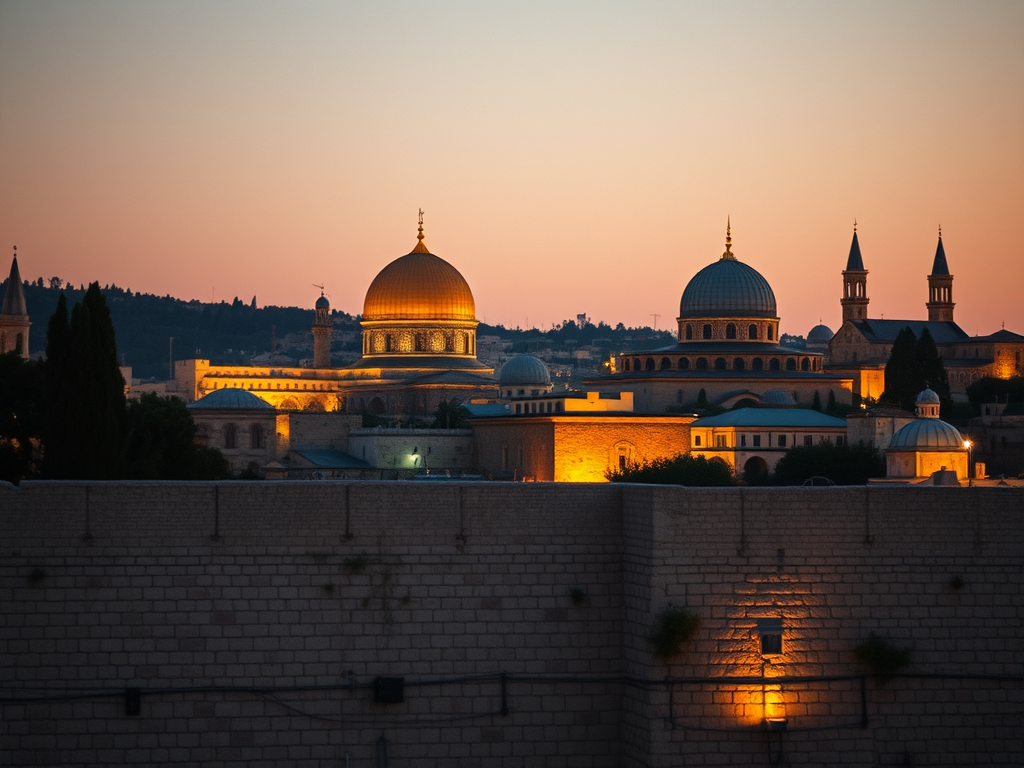 The Church, Mosque, and Wall