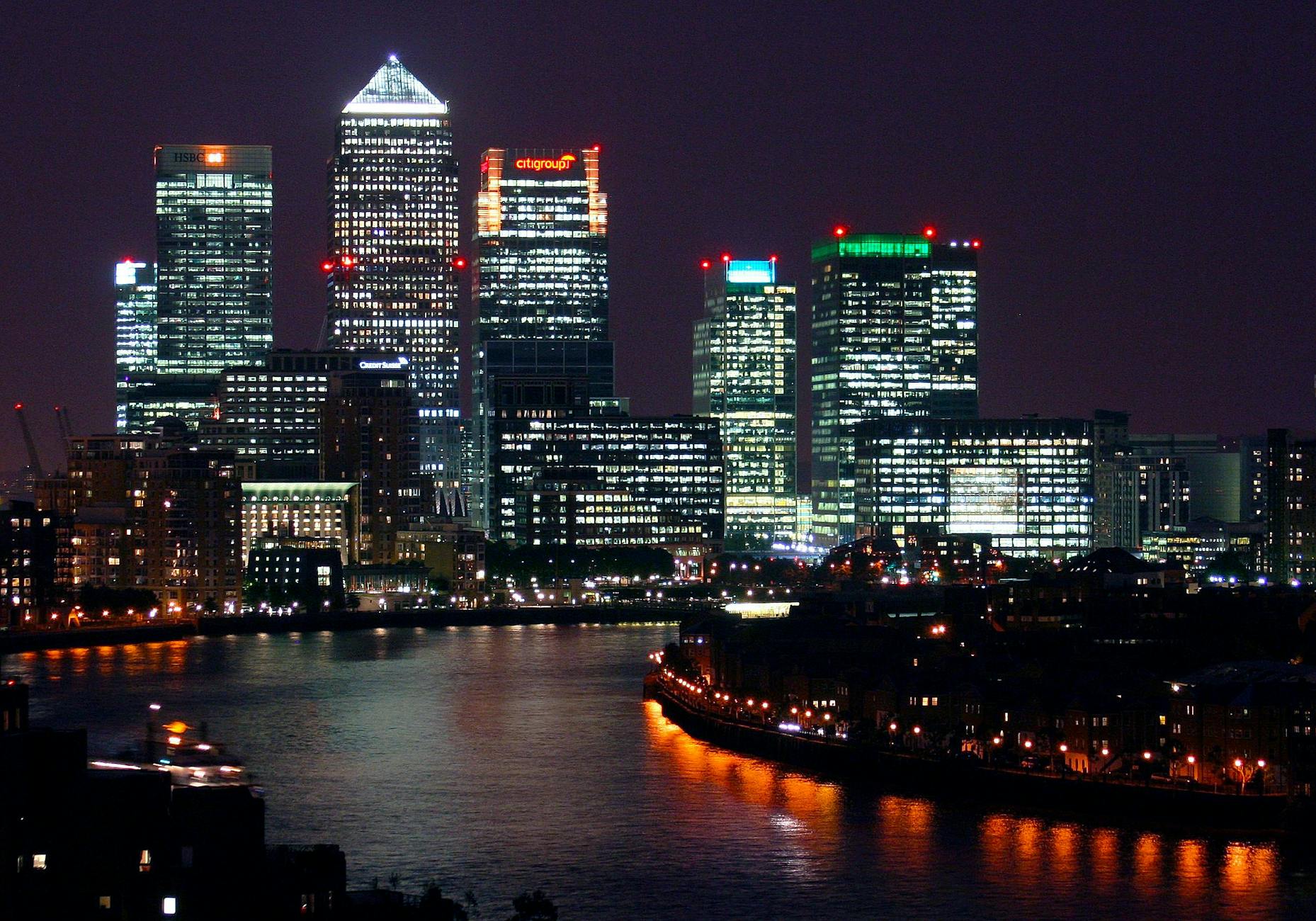 The Man by Canary Wharf